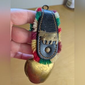 VINTAGE European Brass Cow Bell Collectible Item